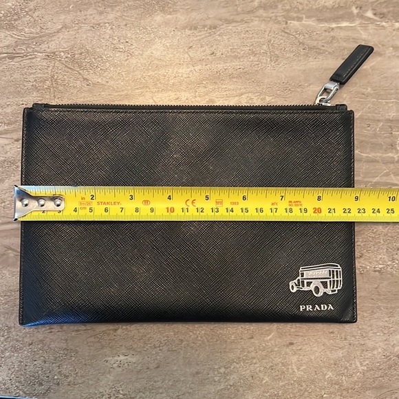 RARE Prada Saffiano Leather Wallet Clutch - Picture 3 of 8